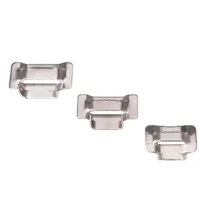Stainless Steel Strapping And Buckle Clip For Accessories Of Electric Poles Pipes And Cables