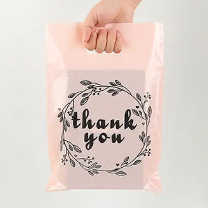 Bolsas de plástico con estampado personalizado, bolsas de plástico con asa de Ldpe <span class=keywords><strong>Hdpe</strong></span> - Product Image 1