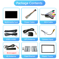 Android 7 pouces 2din universel vidéo de voiture multimédia wifi radio vidéo GPS radio mirrorring navigation