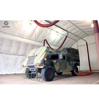 Survie Pvc Aluminium Heavy Duty Shelter Rescue 12X6 Eco Shelters Tente préfabriquée d'urgence pour les tentes de construction temporaires