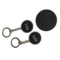 Llavero Acrílico NFC con Forma Personalizada, Chip NTAG213 de 13.56MHz para Control de Acceso Empresarial, Integración de Identidad Corporativa