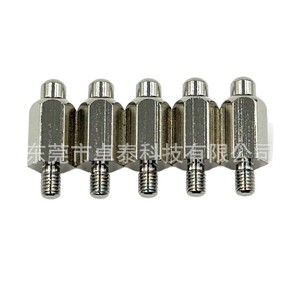 สตั๊ดโลหะกลึง CNC เกลียวหกเหลี่ยม ปลายข้างขวา ปรับแต่งได้ สำหรับอุปกรณ์ฝึกสุนัข - Product Image 1