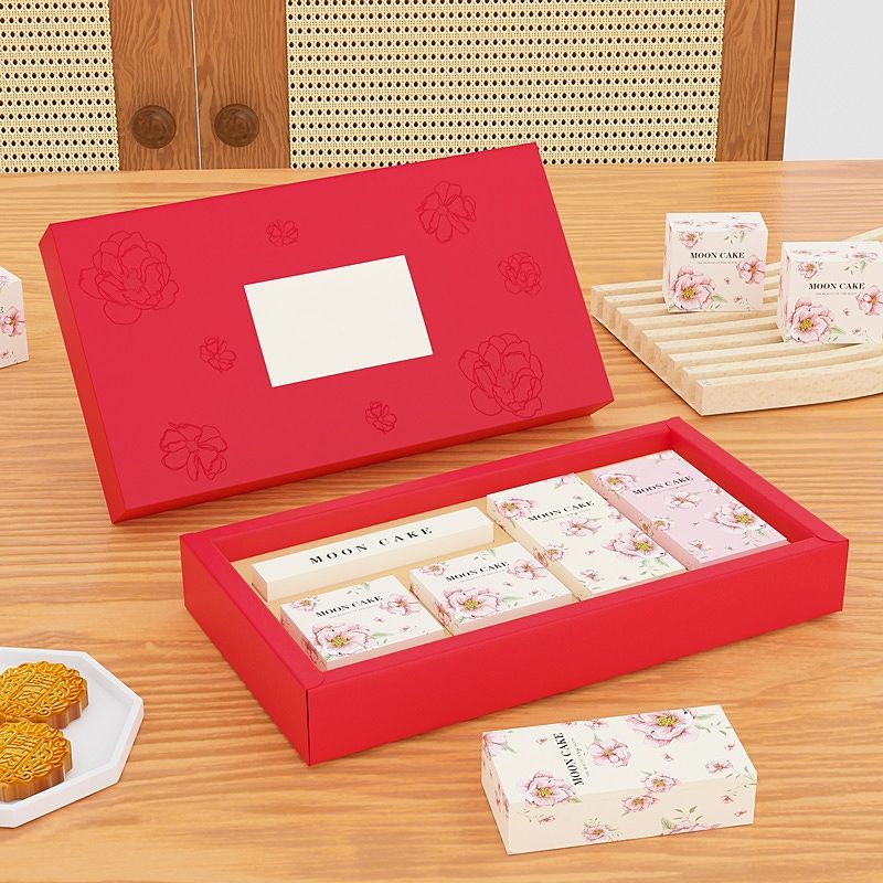 Standard Mooncake Boxes Elegant Durable Packaging