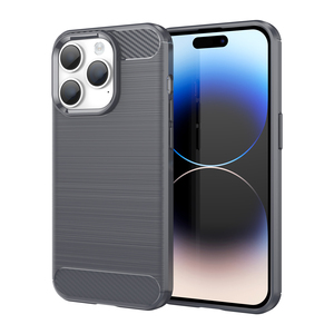 เคสโทรศัพท์แบบขัดเงาสำหรับ <span class=keywords><strong>iPhone</strong></span> 14 <span class=keywords><strong>Pro</strong></span> <span class=keywords><strong>Max</strong></span> บางเบา 1.8 มม. เคส TPU สำหรับ <span class=keywords><strong>iPhone</strong></span> 15 16 Plus 13 <span class=keywords><strong>12</strong></span> 11 เคสลายคาร์บอนไฟเบอร์ - Product Image 2