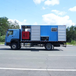 Camión Taller Móvil Todoterreno HOWO 4x4 de Alta Calidad, Vehículo de Reparación de Servicio en Campo, Precio de Fábrica - Product Image 4