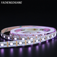 Bande LED RGB 5050 DC5V 60 LED/m, découpable, USB, flexible, à changement de couleur, pour décoration de bureau gaming, vente en gros directe usine Chine