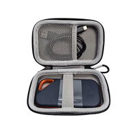 Pochette de voyage portable pour SSD 12,5x8x4cm 72g, organiseur de câbles de données, sac de protection pour chargeur, sac de rangement pour accessoires numériques avec poches