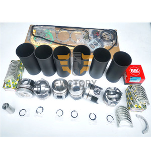 Cho ISUZU 6sd1tc 6sd1 6sd1t xây dựng lại đại tu Kit + Kết nối rod + Xi lanh lót Piston Ring Gasket mang bộ - Product Image 1
