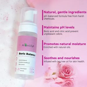 Chinaherbs 5.3OZ Gel lavant moussant intime aux ingrédients naturels, à l'acide borique, pour le soin intime féminin et le nettoyage vaginal, Bain Yoni - Product Image 3