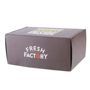 Caja de regalo corrugada hecha a mano impresa personalizada para vino