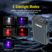 Vente en gros de marque IP65 extérieur étanche UV 395NM multifonction LED super lumineux Mini lampe de poche porte-clés personnalisé