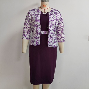 Abiti da ufficio donna taglie forti da donna primavera due pezzi vestito Casual con Silhouette dritta per lavoro - Product Image 2