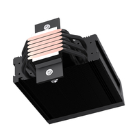 Lovingcool 2026 New Arrival White Black Air Cooling with 6pcs Direct Touch Heat Pipes Dual Tower Cooler TDP 220W 230W AMD INTEL