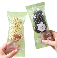Sachets d'emballage pour biscuits, sacs alimentaires thermoscellables, sacs à scellage central, sacs personnalisés avec votre logo, sacs sous vide en plastique PET/PE pour bonbons, snacks et aliments pour bébés