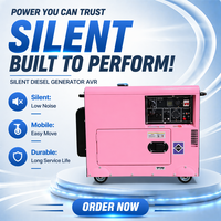 Groupe électrogène portable super silencieux à moteur diesel ou essence, à aimant permanent et sans balais, 5KW 8KW 10KW 12KW 15KW 20KW 10KVA 12KVA