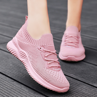 Chaussures de sport pour femmes 2020, légères, respirantes, à lacets, design tendance, printemps été automne