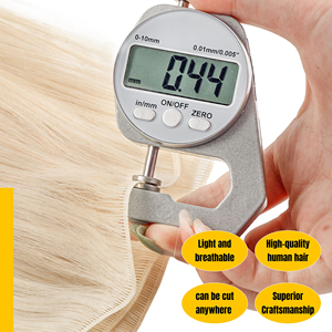 Gran Stock al por Mayor de Cabello Chino, Trama Ultrafina, 100% Cabello Humano Remy Virgen, Extensiones de Cabello Doblemente Tramado, Trama Infinity - Product Image 4