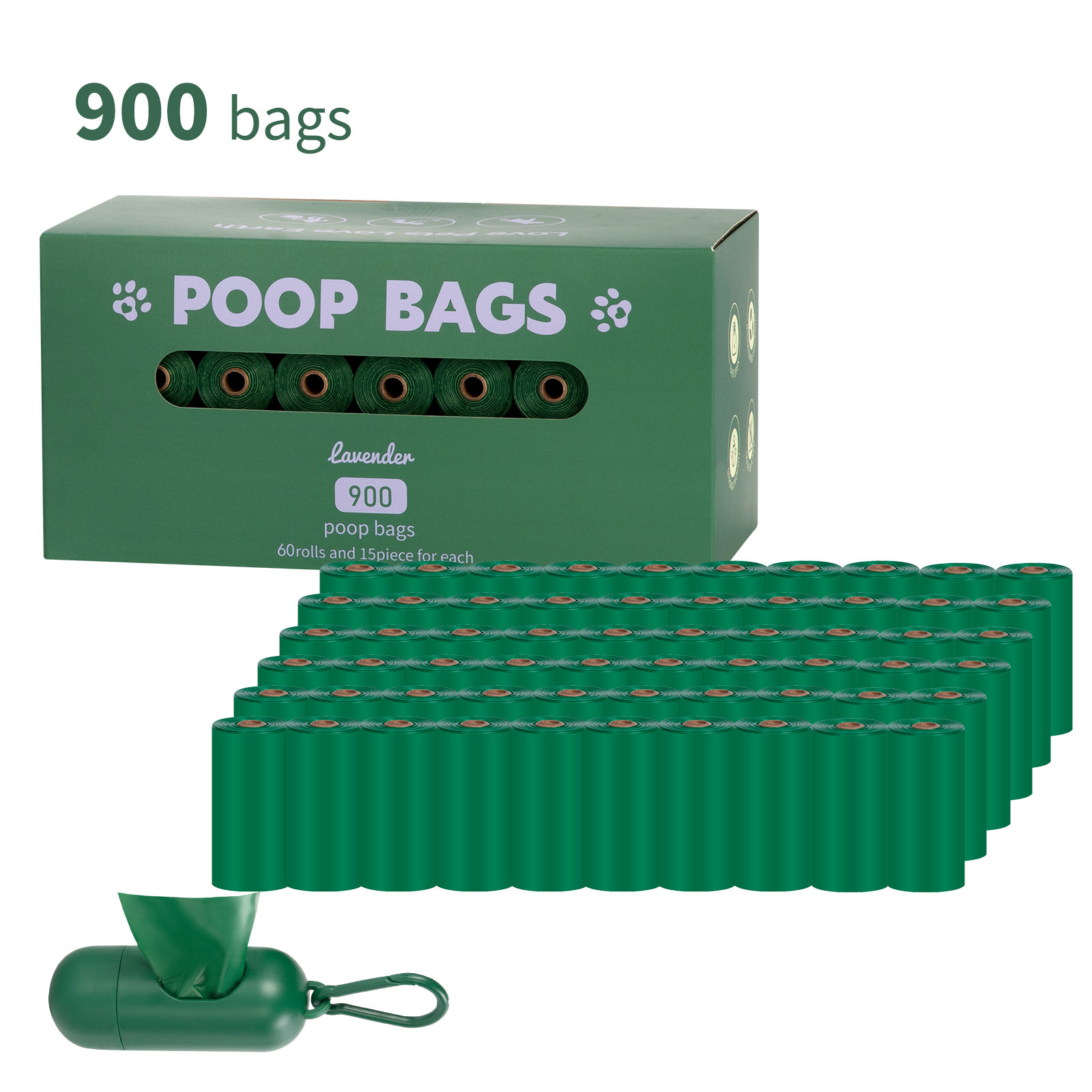 Emerald Pure Color 60 Rolls + Distributor