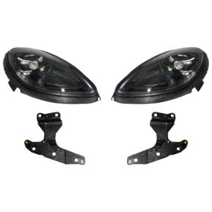 Para <span class=keywords><strong>Porsche</strong></span> <span class=keywords><strong>Macan</strong></span> 2014-2017 faros LED Matrix estilo láser <span class=keywords><strong>azul</strong></span> Metal verde blanco 70W 4000Lm 6000K Plug Play 2021 actualización - Product Image 1