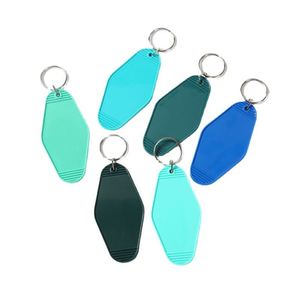 Promotional Logo Vintage <b>Key</b> Chain Retro Blank Acrylic Plastic Hotel Room <b>Custom</b> Motel Keychain - Product Image 6