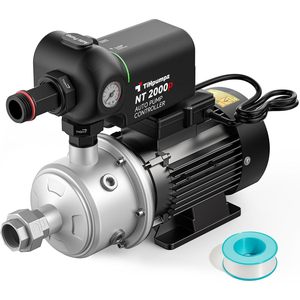 Bomba de Agua a Presión Automática TiHpumpz con Brida de 1 Pulgada, 2.3 HP, Potenciador Residencial para Toda la Casa - Product Image 1