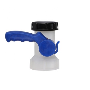 Adaptateur de réservoir fourre-tout IBC avec vanne de remplacement à filetage grossier DN50 62mm pour raccords de tuyauterie chimiques IBC pour applications de réservoir d'<span class=keywords><strong>eau</strong></span> - Product Image 1