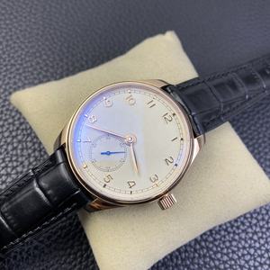 Montre mécanique automatique de luxe pour homme en or rose 40 mm, miroir <span class=keywords><strong>saphir</strong></span>, bracelet en <span class=keywords><strong>cuir</strong></span> de haute qualité, montre de business - Product Image 2