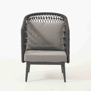 Conjunto de Sofás Esquineros en Forma de L para Hoteles - Sofá de Exterior de Grado Comercial para Uso en Comedores y Parques, Estructura Metálica Resistente - Product Image 3