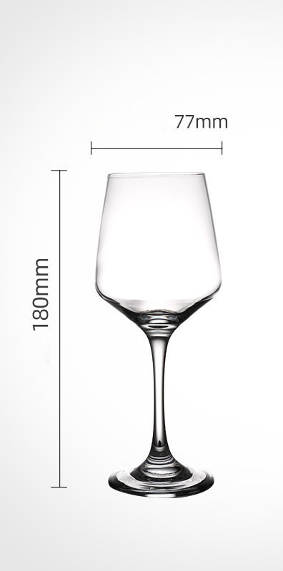 Verre à vin transparent de qualité supérieure, petite capacité, 250 ml