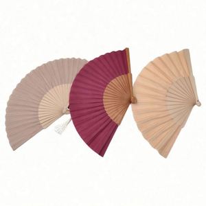 Abanico Plegable de Bambú de 23 cm con Diseño de Arte Folclórico Español, Estilo Floral Pintado, Recuerdo para Bodas/Fiestas - Product Image 3