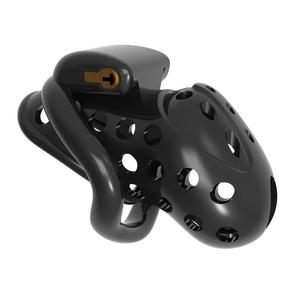 Elektrik çarpması plastik erkek bekaret cihazı <span class=keywords><strong>penis</strong></span> esaret horoz kilit BDSM oyunu için fetiş vücut slave kısıtlama seks oyuncak erkek - Product Image 2