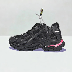 Baskets LED avec lumière LED, qualité originale, pour hommes et femmes, chaussures de sport, baskets de course, chaussures décontractées, lumières, Balenci Agaes - Product Image 1