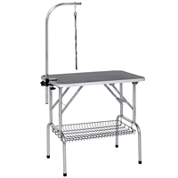 Table de toilettage pour animaux de compagnie pliable professionnelle à hauteur réglable en gros pour chiens de petite et moyenne taille