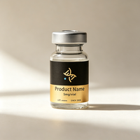 Autocollant en vinyle personnalisé avec code-barres pour peptides, 3ml 5ml 10ml, imperméable, résistant à la chaleur, respirant, séchage rapide, forte adhérence, résistant aux UV