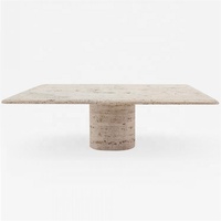 Table basse de salon design personnalisé, base en marbre, à poser sur le couloir central dans le mur, table basse, pour salon