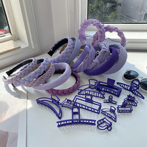 2022 Summer More Style Women Colorful Sponge Hairband Silk Satin Braids Knotted Headband Sweet <strong>Cool</strong> Girl <strong>Hair</strong> <strong>Accessories</strong> - Product Image 2