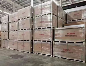 Panel surya hitam penuh 61701 corrosionioc peringkat kabut garam TUV 380W 405W 410W 440W 400W 450W panel PV untuk Pulau - Product Image 6