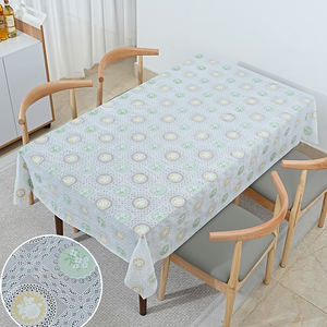 Tovaglie rettangolari bianche in vinile <span class=keywords><strong>PVC</strong></span> stampato con pizzo per feste, casa, hotel, matrimoni - Product Image 3