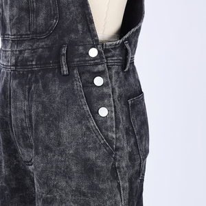 Custom Denim <strong>Dungarees</strong> Women Denim Jumpsuit Jean Denim Overalls for Women Work Overalls Suit Suspenders for Women - Product Image 3