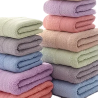 Serviette de Bain Premium Macaron Pastel 100% Coton Motif Chevron Dobby Très Absorbante Douce au Toucher pour Décoration Intérieure de Luxe