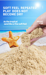 Kit de jeu de sable d'intérieur pour enfants Magic Bee Wax Sand Shape Educational Space Dynamic Sand Build Game Toy - Product Image 3