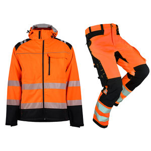 Completo <span class=keywords><strong>da</strong></span> <span class=keywords><strong>Lavoro</strong></span> <span class=keywords><strong>da</strong></span> <span class=keywords><strong>Uomo</strong></span> Personalizzato ad Alta Visibilità con Giacca Softshell e Pantaloni - Product Image 1