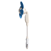 Mini-ventilateur portable en plastique de type briquet avec prise USB, pales souples et flexibles, trois vitesses de refroidissement pour les voyages