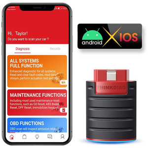 ThinkDiag Old Boot 12V OBD2 Outil de diagnostic complet avec 15 fonctions de réinitialisation BT/WiFi Compatible universellement - Product Image 1