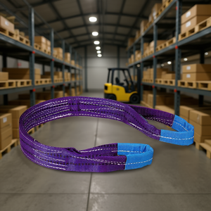 Eslingas Planas Fervi de Poliéster de Color, 20 mm de Ancho, Resistentes, para Uso en Logística y Almacenes - Product Image 3