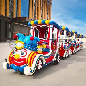 Nuevo <span class=keywords><strong>Tren</strong></span> Infantil de Fibra de Vidrio <span class=keywords><strong>con</strong></span> Forma de Vagón de Payaso, Funciona <span class=keywords><strong>con</strong></span> Batería, Mini <span class=keywords><strong>Tren</strong></span> sin Rieles para Feria de Diversiones, en Venta - Product Image 3