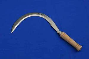High Quality Oil Palm Sickle for Garden and Agriculture Hand Held Steel Farming Hh-35 1.Garden Hand <b>Tool</b> Cut Pruning Knife Peru - Product Image 4