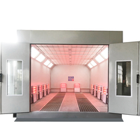 Cabine de peinture gonflable CHNHC avec brûleur de chauffage au gaz automatique pour séchage de carrosserie automobile