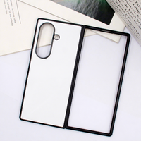 Coques de téléphone vierges pour sublimation, ultra-fines, antichoc, en PC souple, pour transfert thermique, compatibles Z Fold 7/6/5/4