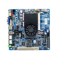 X86 Mini Ultra Thin ITX Mainboard Intel Celeron 1037U/3337U Dual Core DDR3 SATA Desktop Motherboard Baru